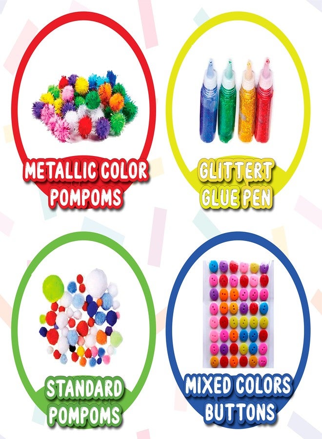 WONDRBOX 20 in 1 Art and Craft Kit for Girls and Boys with Crafts Supplies Set All Craft Materials Items for Kids DIY for All Ages 8-10, Age 9-12, Age 12-16 Old - Image 3